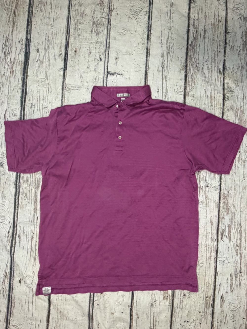 Peter Millar Pink Men's Golf Polo Preppy Short Sleeve Tennis Shirt